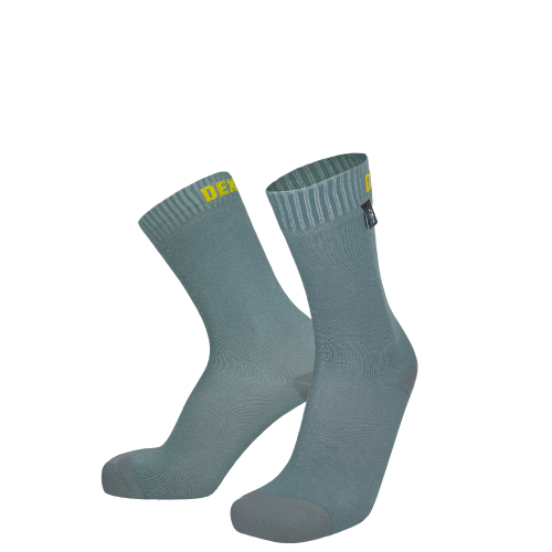 Ultra Thin Crew Socks Mist Peak Blue