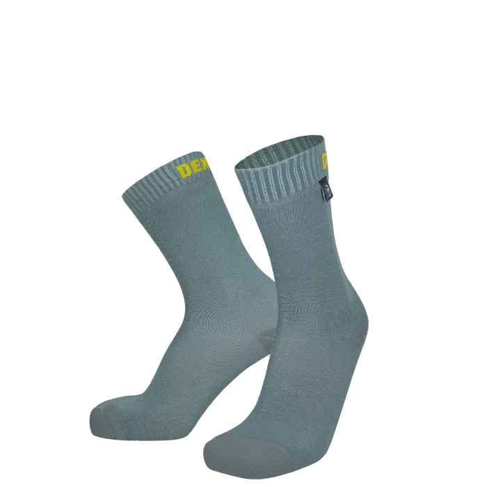 Ultra Thin Crew Socks Mist Peak Blue